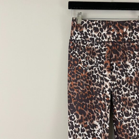 Veronica Beard Vilena Leopard Print High Rise Leggings Size Small - Picture 5 of 7